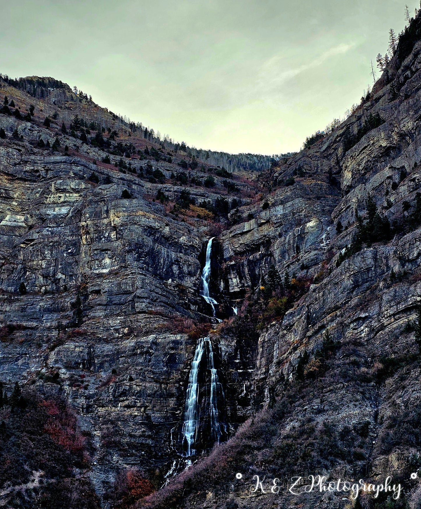 Waterfall Landscape Photography Canvas 8x10