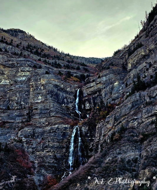 Waterfall Landscape Photography Canvas 11x14